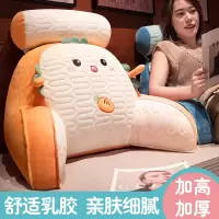 [正版图书]乳胶床头靠垫软包护腰靠枕大靠背孕妇沙发抱枕宿舍床上看书枕头夏