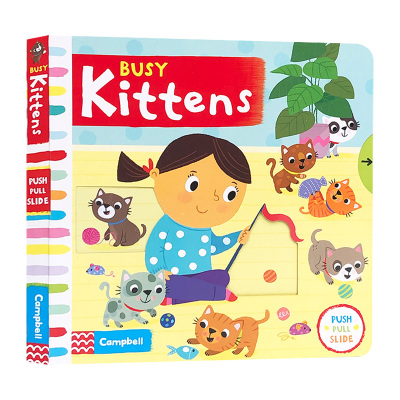 [正版图书]Busy系列 忙碌的小猫 英文原版绘本 Busy Kittens 英文版进口儿童英语童话故事书 早教益智 操