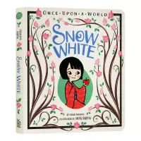 [正版图书]白雪公主 纸板书 Snow White 英文原版儿童经典童话故事图画书 进口绘本书籍