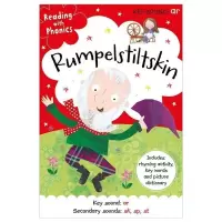 [正版图书]童话学自然拼读 侏儒怪Reading with Phonics Rumpelstiltskin经典童话故事