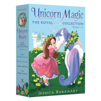 [正版图书]公主与魔法独角兽1-4册盒装 英文原版 Unicorn Magic The Royal 英文版儿童英语章节书