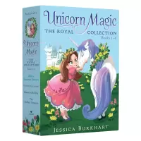 [正版图书]公主与魔法独角兽1-4册盒装 英文原版 Unicorn Magic The Royal 英文版儿童英语章节书