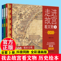 [正版图书]走进故宫看文物全套3册 绘画馆/书法馆/器物馆 马顺平 林欢 著 小学生历史类书籍读物 8-12岁儿童阅读故