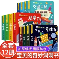 [正版图书]宝宝的第一本洞洞认知书 硬壳2岁宝宝书籍三岁颜色撕不烂婴儿绘本0到3岁4儿童读物一岁半适合两岁宝宝看的书幼儿