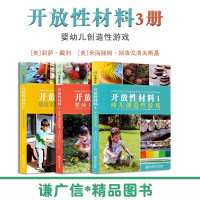 [正版图书]开放性材料系列 (1-3册) 幼儿创造性游戏 婴幼儿创造性游戏 创设文化可持续的环境 南京师范大学出版社 宁