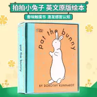 [正版图书]patthebunny 英文绘本 pat the bunny 拍拍小兔子英语绘本触摸书亲子游戏纸板书儿童绘本