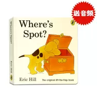 [正版图书]进口英文原版 Where's Spot? 小玻在哪里 where is spot绘本纸板书 小波翻翻书 儿童