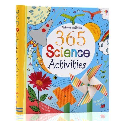 [正版图书]Usborne 365个科学创意 科学实验游戏活动册 365 Science Activities 英文原版