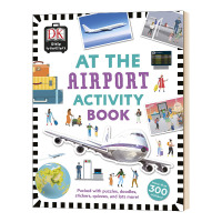 [正版图书]在机场 儿童游戏贴纸书 英文原版 At the Airport Activity Book 亲子互动 英文版