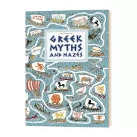 [正版图书]希腊神话与迷宫 英文原版 Greek Myths and Mazes 可以玩的绘本 英文版艺术绘本 亲子互动