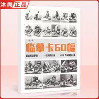 [正版图书]临摹卡60幅组合静物 一线美誉组合素描静物高清临摹卡名师打造文创作品精美原画手绘素描单体静物袋装活页艺术明信