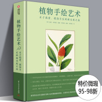 [正版图书]植物手绘艺术 艺术家的植物手绘 DK植物绘画指南 植物绘画技法临摹初学者入门 水彩线描插画彩铅基础教程美术赏