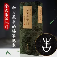 [正版图书]金文篆法入门 说文部首540字 大篆结合篆书篆刻学生成人初学者篆书入门毛笔书法字帖碑帖临摹教程工具书字典王福