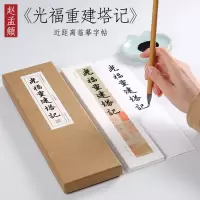[正版图书]元 赵孟頫 《光福重建塔记》赵孟俯行楷字帖行书书法毛笔字帖原大临摹教程墨迹近距离书法全集字帖卡