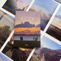 [正版图书]落日余晖@过去与失去摄影作品集16张风景落日天空明信片高清艺术唯美高雅文艺温柔浪漫插画文创装饰卡片大尺寸圣诞