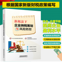 [正版图书]新税法下企业纳税筹划与合理节税方法图表案例老板财税规划100招税务书籍降低税负会计准则金税四期避税财务财税管