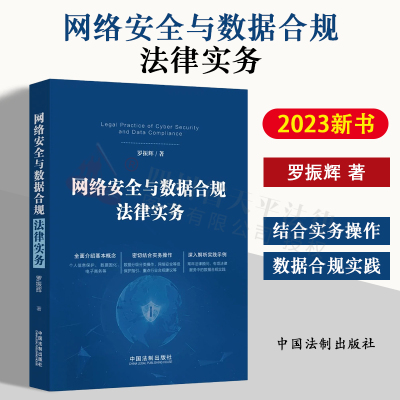 [正版图书]2023新书 网络安全与数据合规法律实务 罗振辉 个人信息保护 数据固化 电子商务等 实务操作 合规实践 法