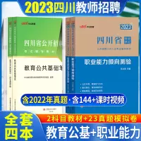 [正版图书]四川宜宾泸州教师公招教育公共基础职业倾向素质中公2023四川省招聘教师考试教育公共基础知识职业能力倾向测验教