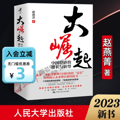 [正版图书]大崛起 中国经济的增长与转型 赵燕菁 城市规划置身事内土地财政中国政府与经济发展理论中国式现代化人大学出版社