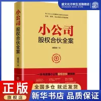 [正版图书]小公司股权合伙全案 臧其超 著 管理实务 经管、励志 中国经济出版社 图书