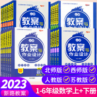 [正版图书]小学数学教案与作业设计一二三四五六年级上下册全套人教苏教北师西师大版教师资格证考试用书2023老师备课指导课