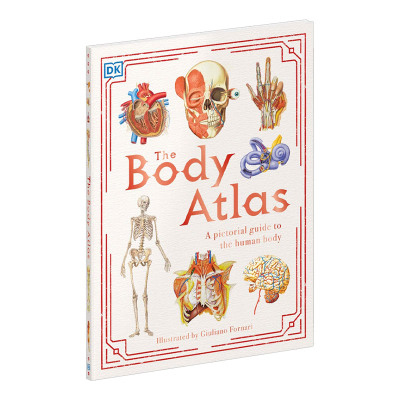 [正版图书]身体图集 探索人体奥秘 英文原版 The Body Atlas 人体图解百科 DK 少儿英语科普读物 英文版