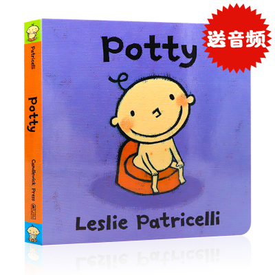 [正版图书]Potty绘本 上厕所 小毛孩系列 名家Leslie Patricelli 英文原版绘本 培养宝宝上厕所 幼