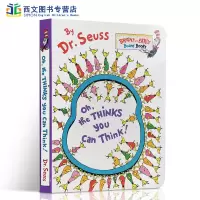 [正版图书]送音频 英文原版低幼适龄版纸板书 Oh The Thinks You Can Think 你能有多少奇思妙想