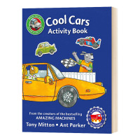 [正版图书]英文原版 Amazing Machines Cool Cars Activity Book 神奇的机器 酷车