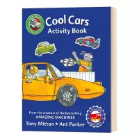 [正版图书]英文原版 Amazing Machines Cool Cars Activity Book 神奇的机器 酷车