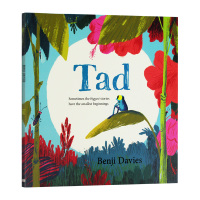 [正版图书]小蝌蚪达德 英文原版 Tad 青蛙达德 本吉戴维斯绘本 Benji Davies 大开本 英文版儿童英语启蒙
