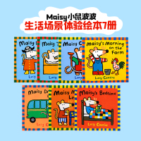 [正版图书]小鼠波波 maisy英文绘本 生活场景体验7册 英文原版 Maisy Drives the Bus 小鼠波波