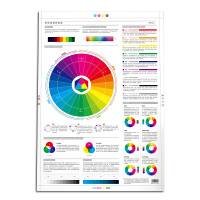 [正版图书]色彩使用参照表 色彩构成搭配设计原理参照表 印刷色彩对照参考资料