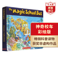 [正版图书]神奇校车彩绘版6册盒装 英文原版 The Magic School Bus 附CD 桥梁书 课外阅读 科普百