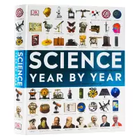 [正版图书]精装 英文原版 DK 科学年鉴 Science Year by Year 视觉大百科 DK百科系列 科普百科