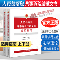 [正版图书]2020新书 人民检察院刑事诉讼法律文书适用指南 上下册 童建明 万春 认罪认罚从宽 法学理论法律书籍 中国