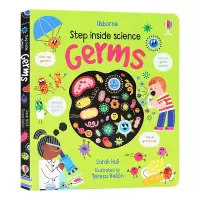 [正版图书]Usborne出品 走进病菌 英文原版 Step Inside Science Germs 儿童科普百科绘本