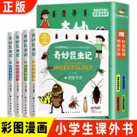 [正版图书]全套4册 奇妙昆虫记 昆虫百科全书大百科小学生 幼儿绘本少儿科普类书籍小学课外阅读书籍书排行榜 儿童趣味