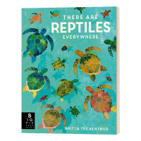 [正版图书]爬行类动物 There are Reptiles Everywhere 精装 英文原版儿童英语科普绘本 进口