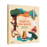 [正版图书]探索世界 Explore the World 英文科学类儿童绘本 启蒙早教 认识世界科普百科