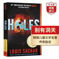 [正版图书]Holes 洞 别有洞天 英文原版 路易斯萨奇尔 当代儿童文学名著 搭Wonder奇迹男孩 小王子 夏洛的网