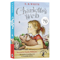 [正版图书]夏洛的网英语原版 Charlotte's web 夏洛特的网纽伯瑞奖 青少年课外英语读物 外国儿童文学书籍E