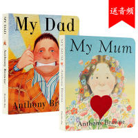 [正版图书]My Dad My Mum 我爸爸我妈妈两2册纸板书英文原版绘本 Anthony Browne安东尼布朗低幼