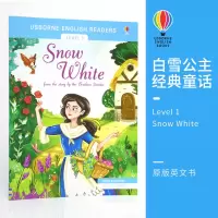 [正版图书]Usborne 原版英文 English Readers Level 1 Snow White 白雪公主童话