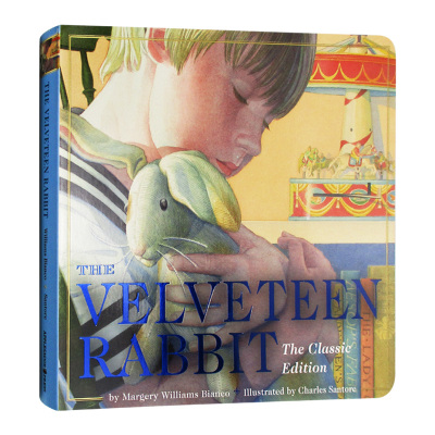[正版图书]英文原版 The Velveteen Rabbit 绒布小兔子 童话故事纸板书