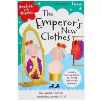 [正版图书]童话学自然拼读 皇帝的新衣Reading with Phonics The Emperors New Clo