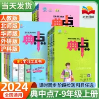 [正版图书]2024典中点七年级八年级九年级上册下册初中语文数学英语物理化学人教北师大华师版外研沪科初中生初一三二上资料