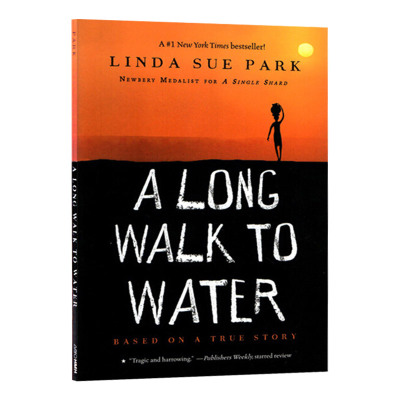 [正版图书]漫漫求水路 A Long Walk to Water 英文原版青少年历史虚构小说 琳达休帕克 纽约时报书