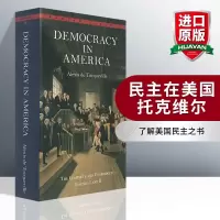 [正版图书]民主在美国 英文原版小说 Democracy in America 论美国的民主 英文版 社会学著作 托克维
