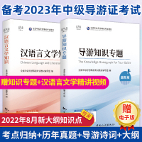 [正版图书]中级导游2023全国中级导游证等级考试教材导游知识专题+汉语言文学知识中级导游考试教材导游证考试教材题库书2